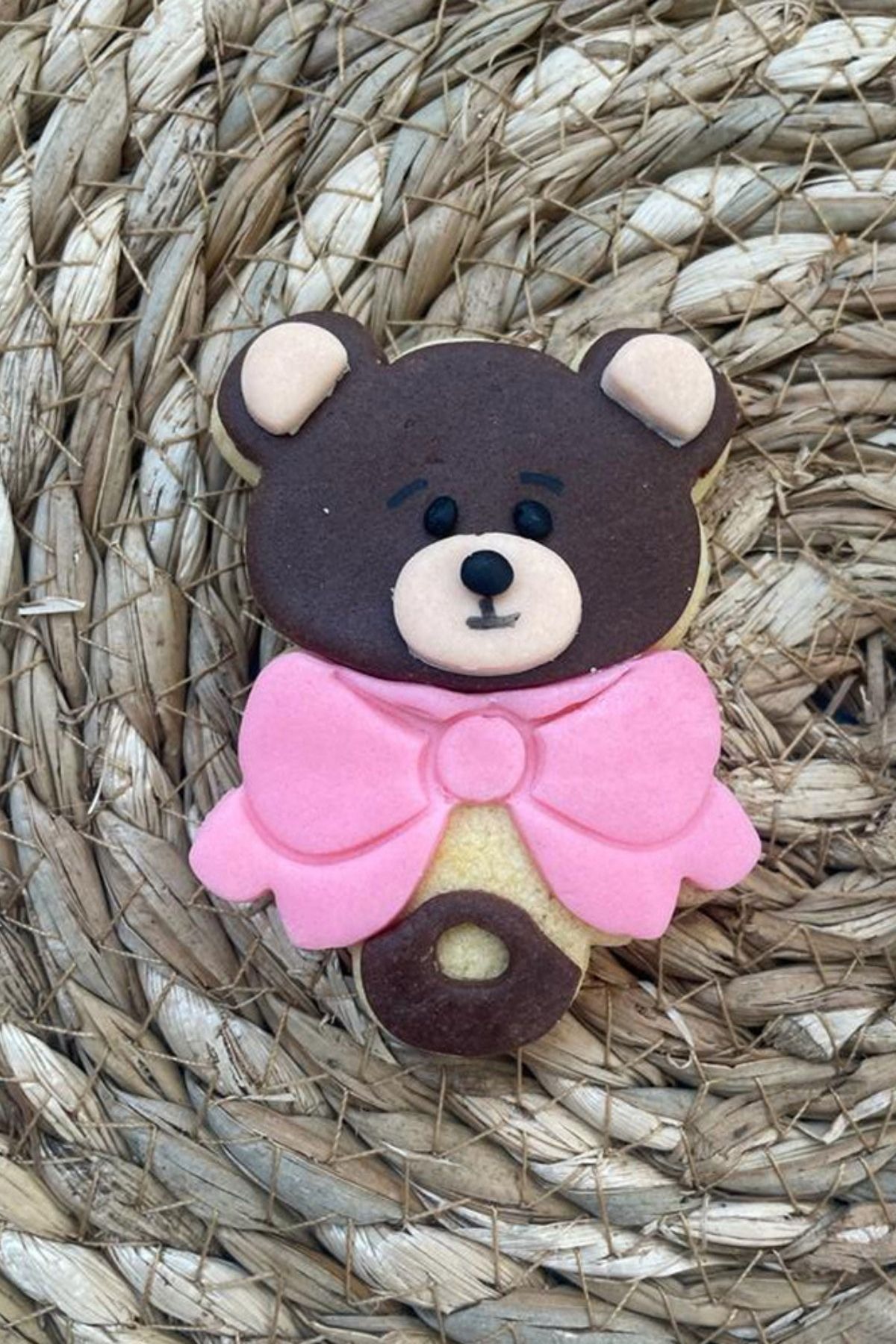  Baby Shower Kurabiyesi – Kız Bebek Konsept Şeker Hamurlu Kurabiye Seti 20 Adet