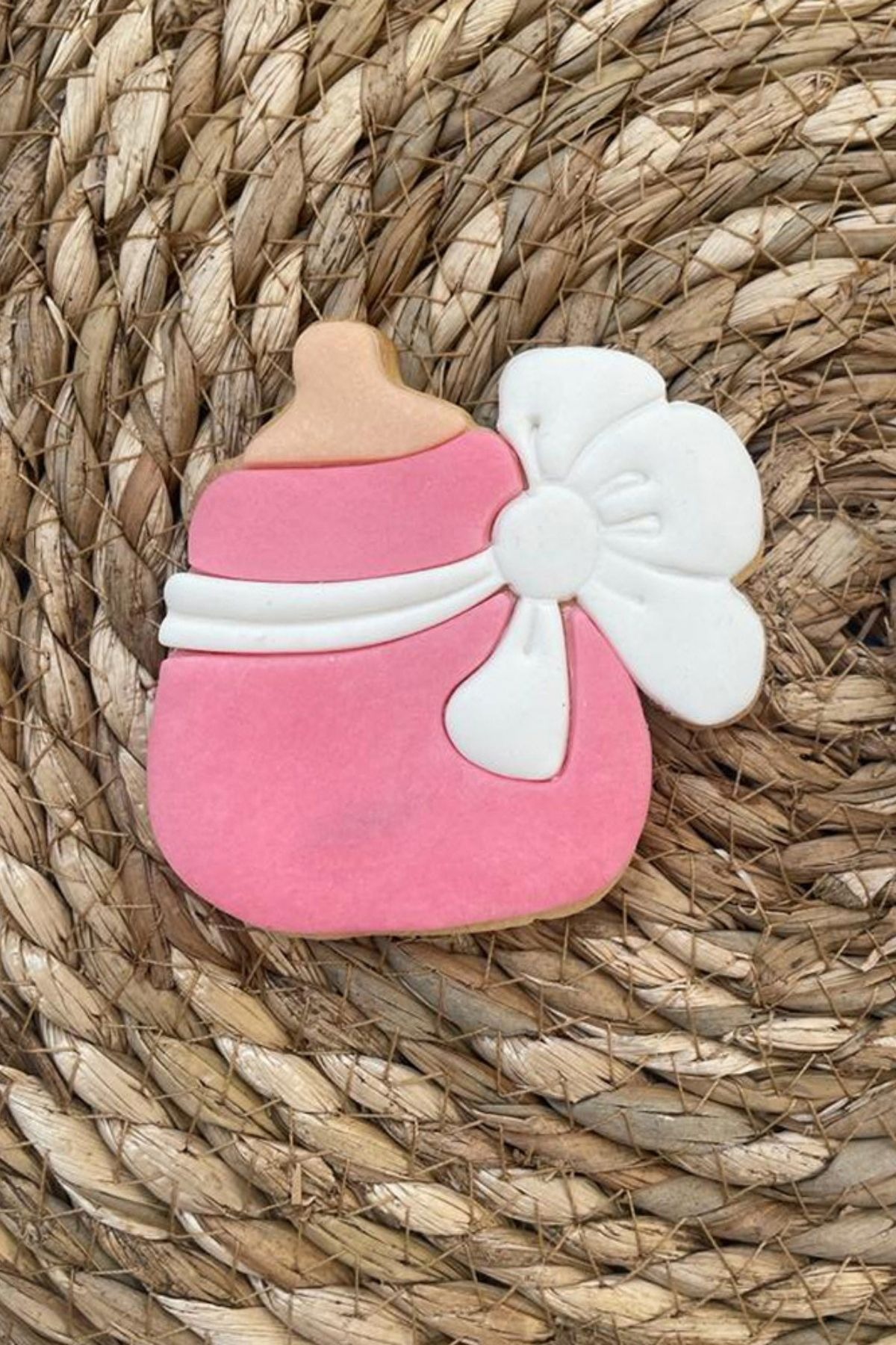 Baby Shower Kurabiyesi – Kız Bebek Konsept Şeker Hamurlu Kurabiye Seti 20 Adet
