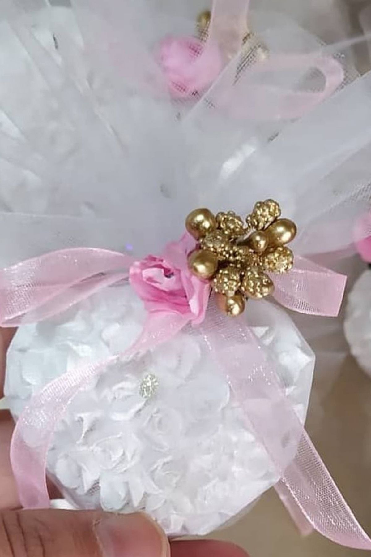10+10 Söz Nişan Hediyelik Magnet | Kokulu Taş Tüllü Mini Nikah Hediyesi