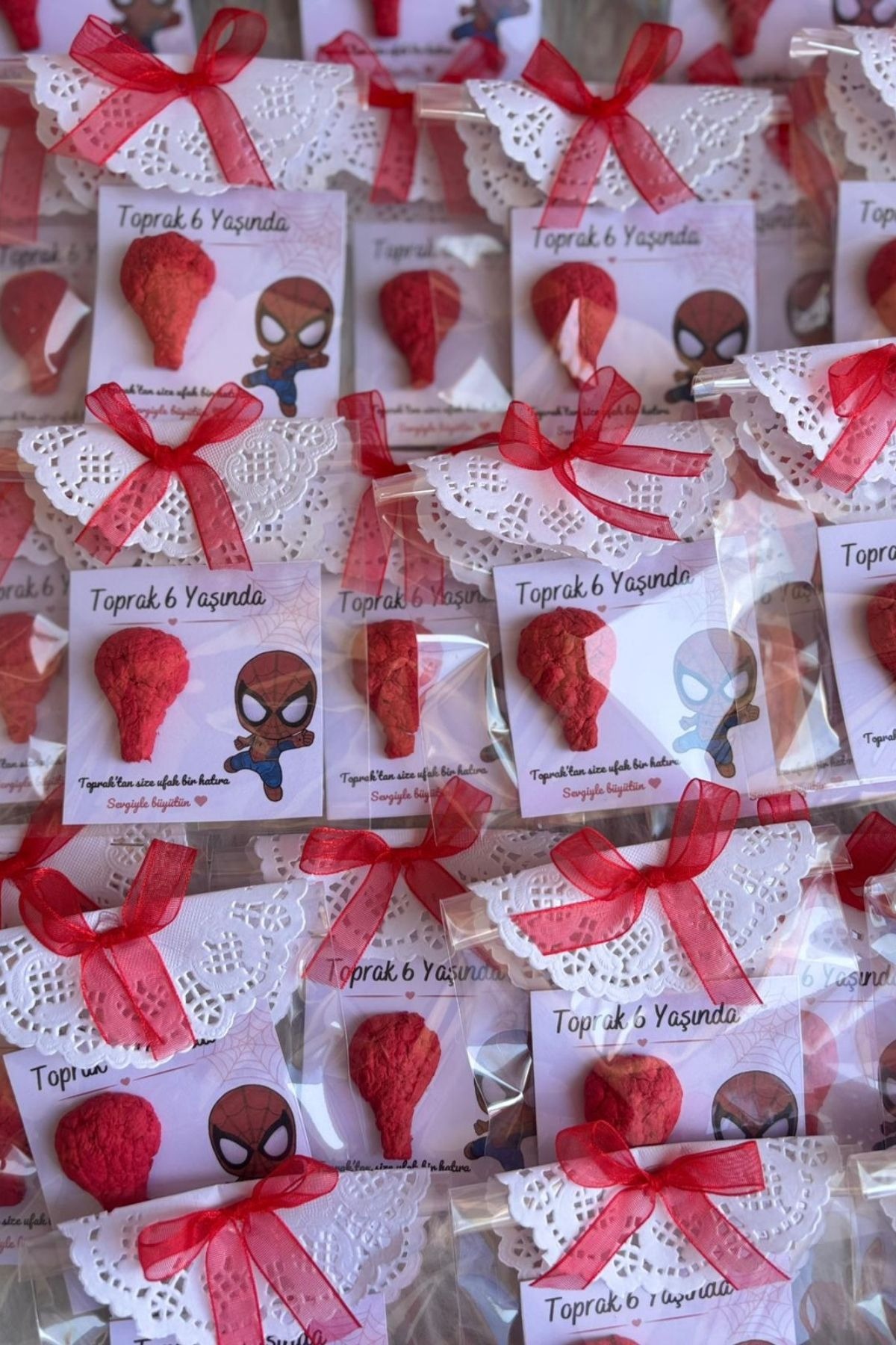 Spiderman Tohum Hediyelik | Kişiye Özel Doğum Günü Hatırası 25 Adet 