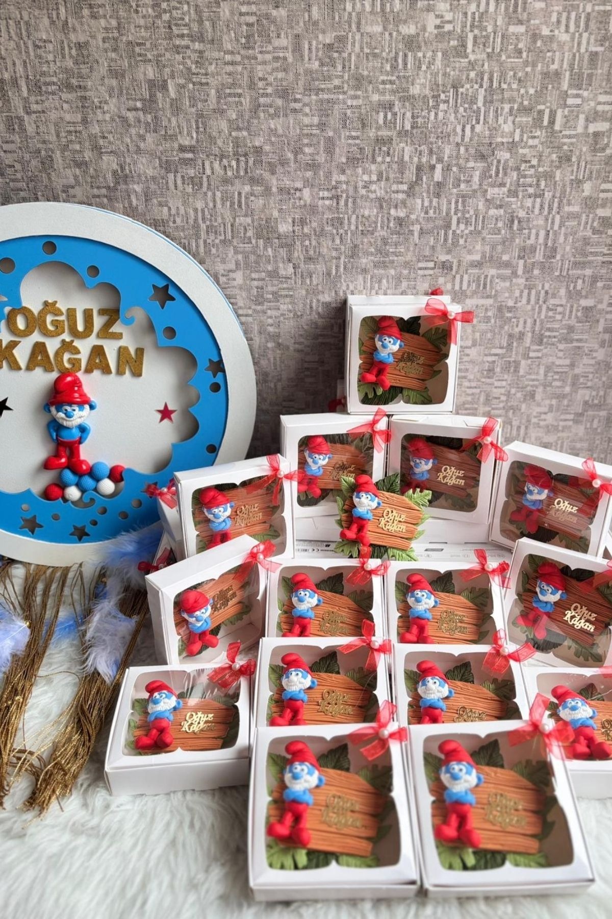  Magnet Seti + İsimli Pano | 20 Adet Magnet Hediyelik Set