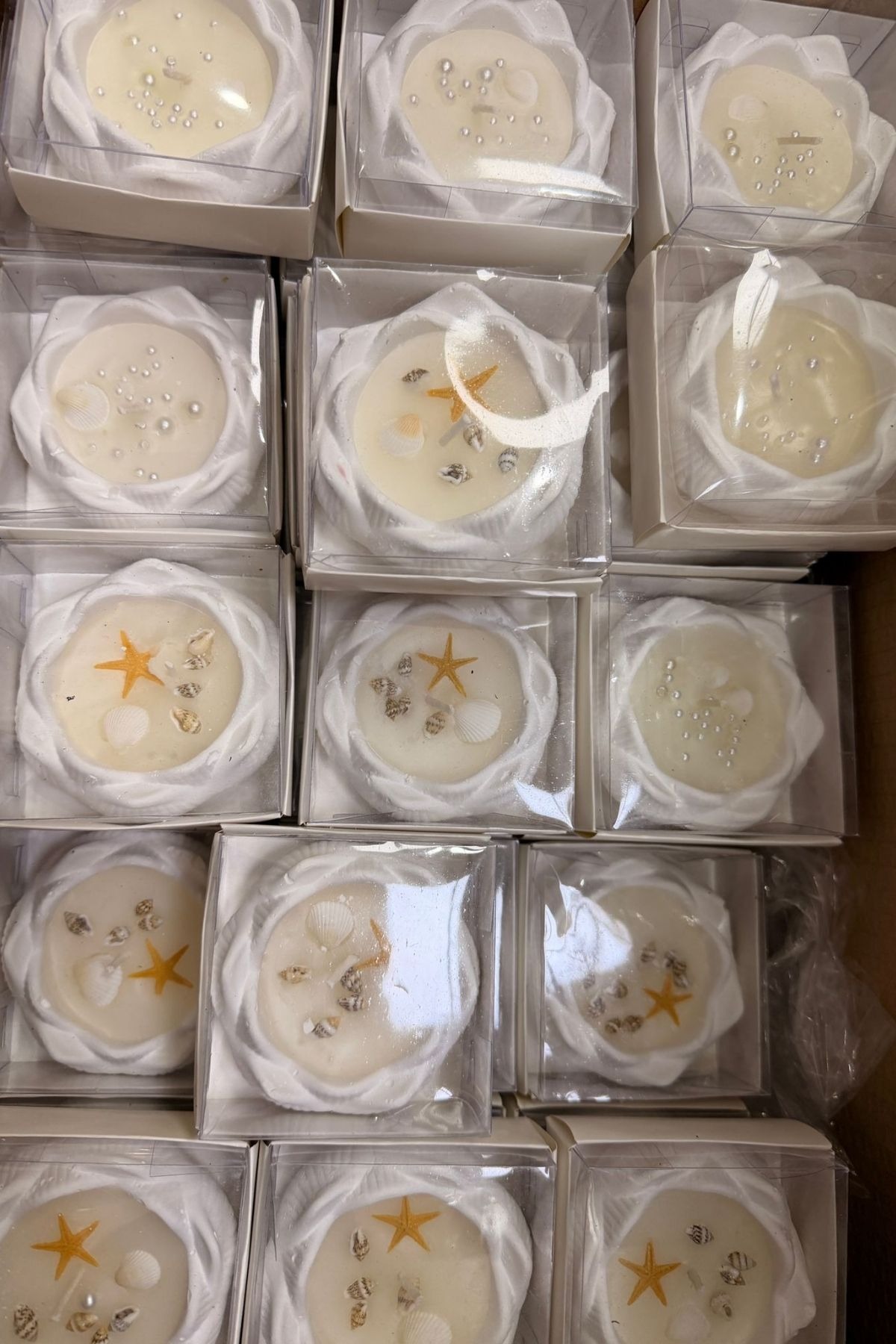  Kutulu Deniz Temalı Parafin Mum Hediyelik Söz Nişan Doğum Günü 20 Adet