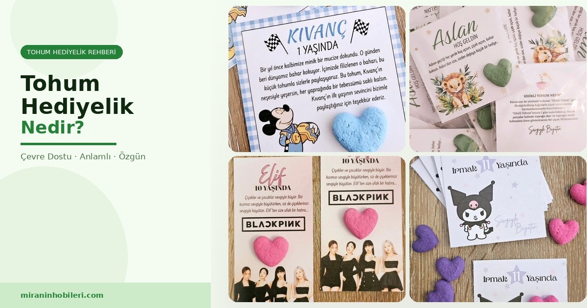 Tohum Hediyelik Nedir? Çevre Dostu ve Anlamlı Organizasyon Hediyelikleri (2026)