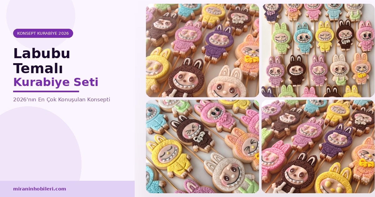 Labubu Temalı Kurabiye Seti: 2026'nın En Çok Konuşulan Konsepti