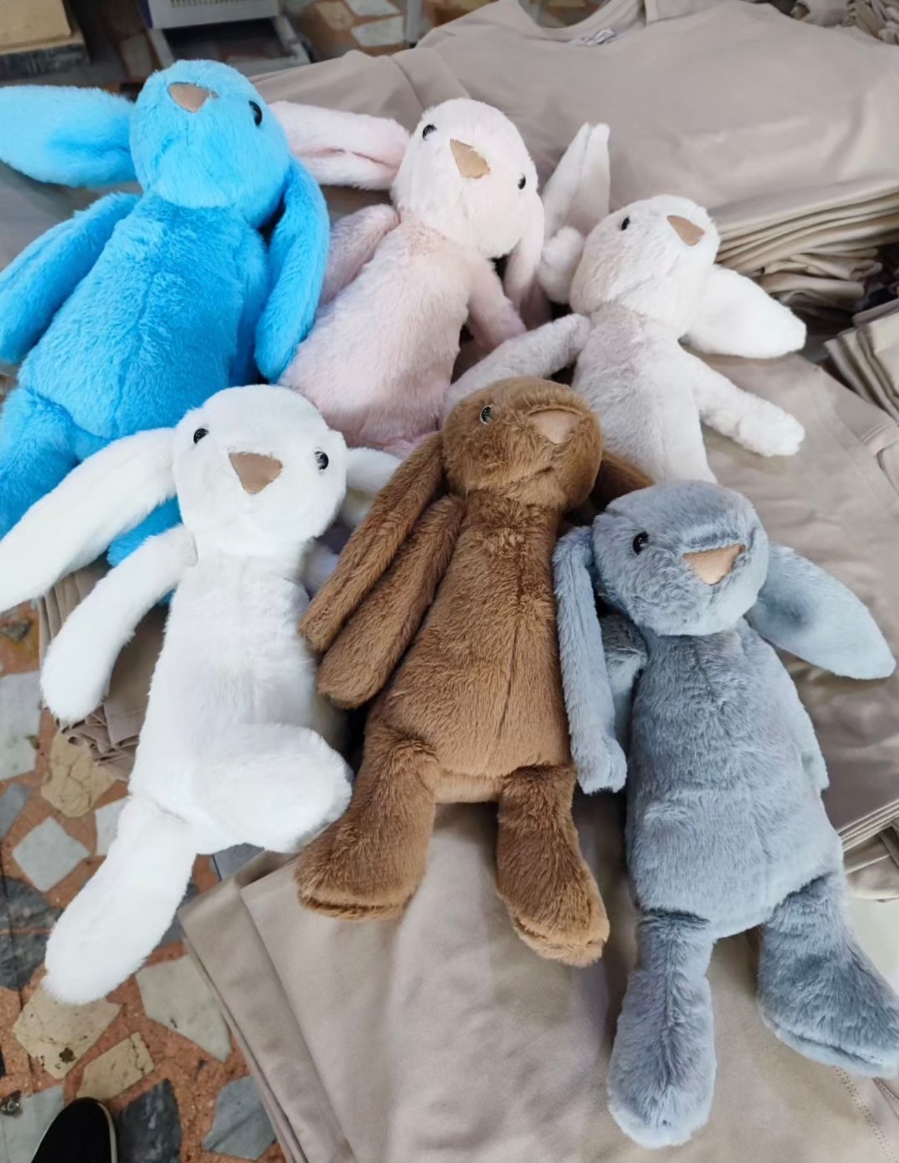 İsimli Uyku Arkadaşı Peluş Tavşan – Bez Taşıma Keseli Hediye Seti